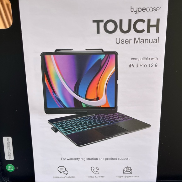 Typecase flexbook touch in black iPad Pro 12.9 - Picture 2 of 9